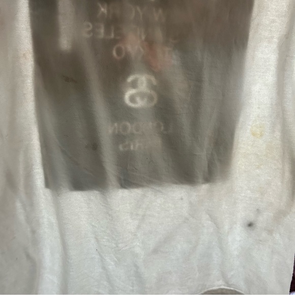Stussy White and Black Graphic Tee - Picture 7 of 8